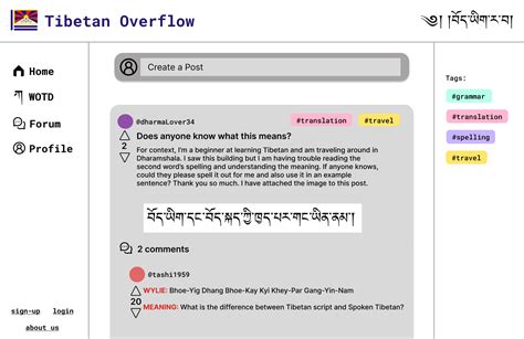 Tibetan Overflow Devpost