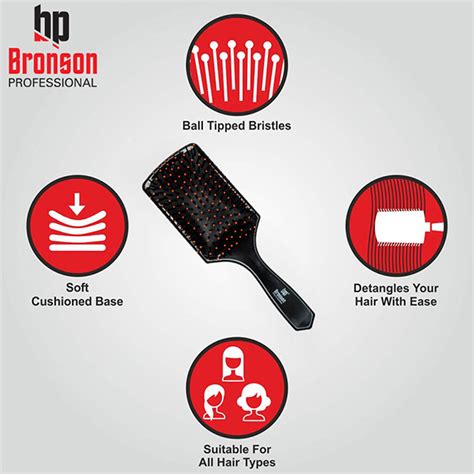 Buy Bronson Professional Paddle Brush B095 1 S Online At Discounted