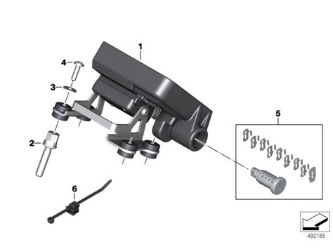 Bmw Navigation Preparation With Fasteners F900r K83