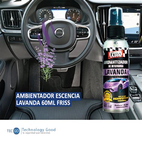 Ambientador Escencia Lavanda Ml Friss Tecgo Auto Accesorios