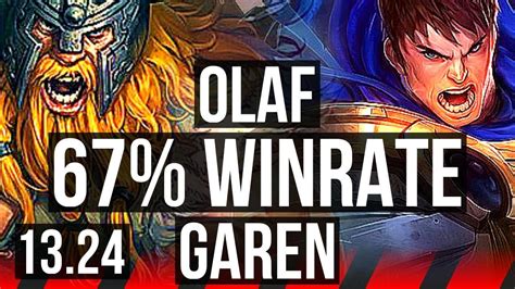 Olaf Vs Garen Top Winrate Dominating Na Master