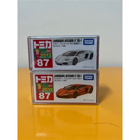 Tomica 2012年 No 87 LAMBORGHINI AVENTADOR LP 700 4 一般初回 有新車貼 蝦皮購物