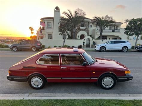 saab    valve  door coupe california car nice