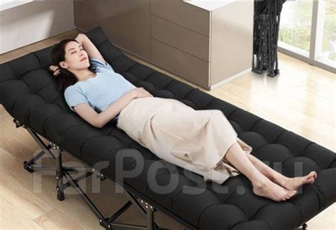 Широкая раскладушка 190*80*38 туристическая с матрасом, новый, под ...