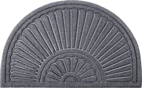 Mibao Tapis De Porte Demi Rond Tapis De Protection Avec Chemin D Acc S