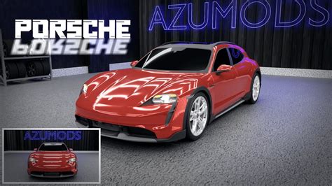 PORSCHE TAYCAN CROSS TURISMO FULL ANIM BUSSID FREE CVT AZUMODS YouTube