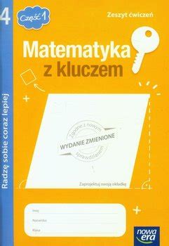 Matematyka Z Kluczem Zeszyt Wicze Szko A Podstawowa Cz