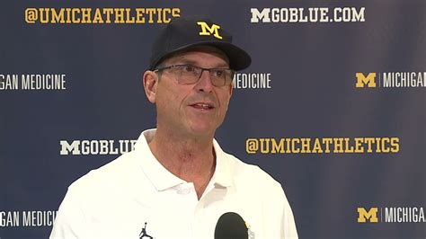 Jim Harbaugh Loves Michigans Sunglasses Celebration Admits He Didnt Know They Were Called