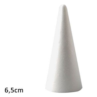 Vaessen Creative Styrofoam Cone Cm Styrofoam Styrofoam Ball