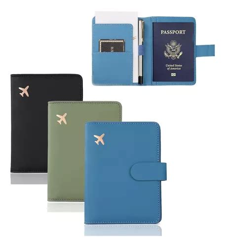 Porta Pasaporte Documentos Funda Protectora Viaje Con Rfid Meses Sin