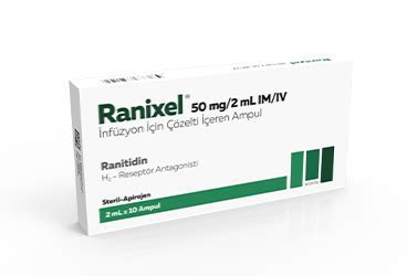 Ranixel 50 Mg 2 Ml Im iv Infuzyonluk Cozelti 10 Adet Fiyatı