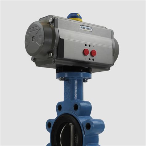 Ductile Iron Actuated Butterfly Valves Fully Lugged Type L