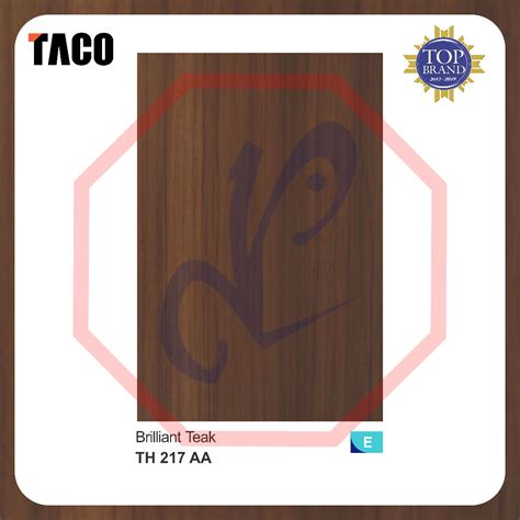 Jual Taco Hpl Woodgrain Sheet Brilliant Teak Th Aa Pelapis Triplek