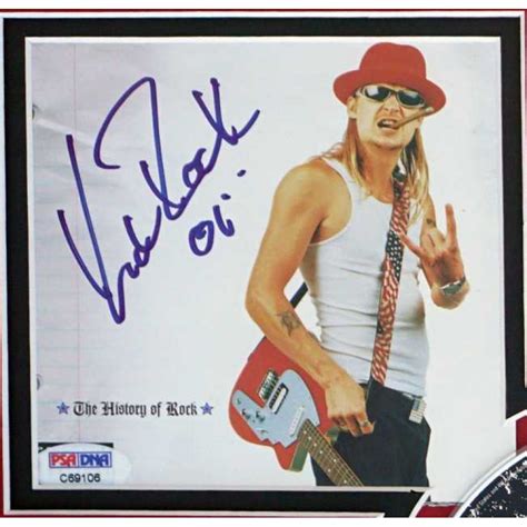 Kid Rock Signed The History Of Rock Cd Cover