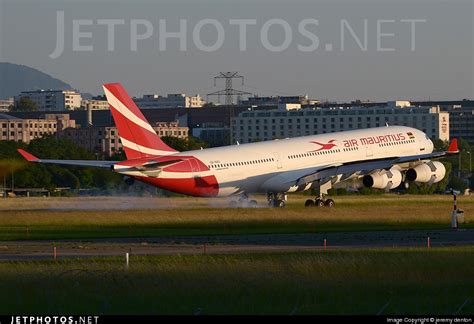 3B NAU Airbus A340 312 Air Mauritius Jeremy Denton JetPhotos