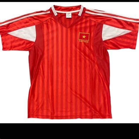 Vietnam Soccer Jersey Fits like Medium - Depop