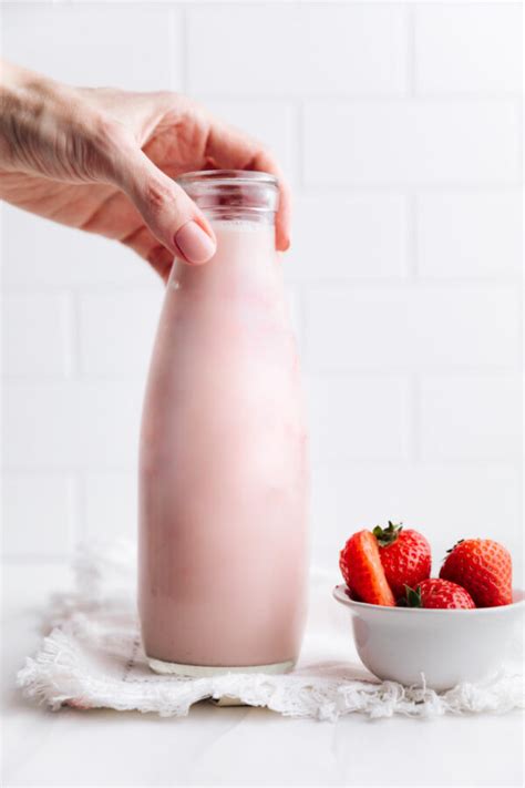 Strawberry Milk Vegan The Green Creator