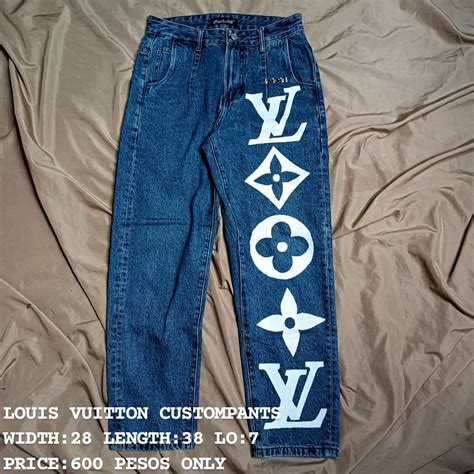 Custom Lv Pants Womens Fashion Bottoms Jeans On Carousell