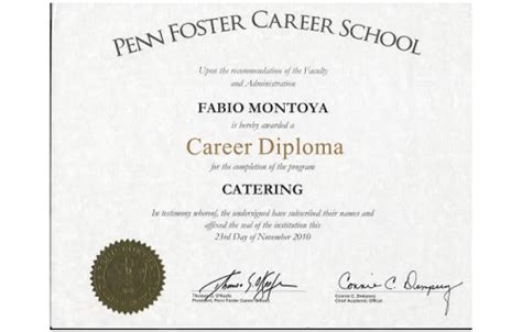 Penn Foster Career School Mg Food Safety