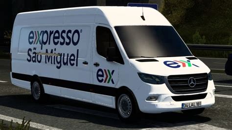 Euro Truck Simulator 2 Mercedes Benz Sprinter 2019 Expresso Sao Miguel