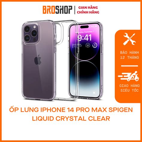 Ch Nh H Ng P L Ng Iphone Pro Max Spigen Liquid Crystal Clear