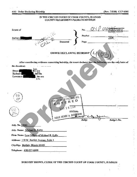 Affidavit Of Heirship Illinois