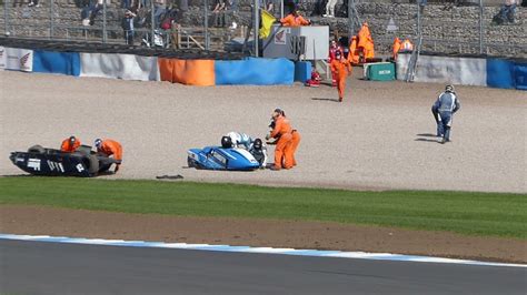 Sidecar Crash Donington Park Youtube