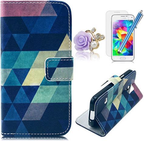 Hb Int 4 En 1 Funda De Piel Sintética Con Tapa Para Samsung Galaxy S5