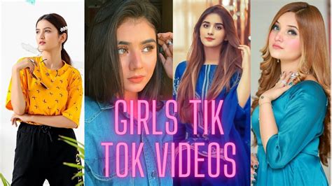 GIRLS TIK TOK VIDEOS NEW TRENDING SONGS HIRA FAISAL RABIA FAISAL JANNAT