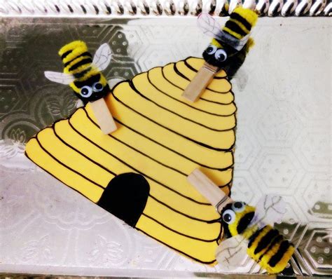 bee crafts Archives - Cute Homeschool Education | Arı sanat, Arılar, Arı teması