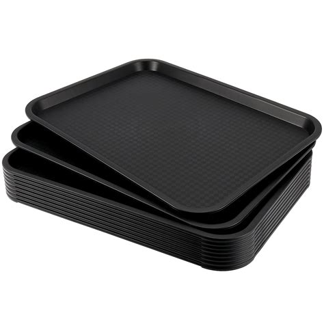 Buy Kwanjing 10 Pack Plastic Fast Food Tray 16 X 12 Inch Plastic