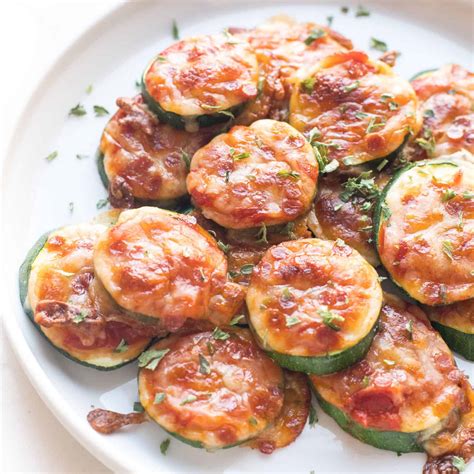 Keto Zucchini Pizza Bites Tastes Lovely