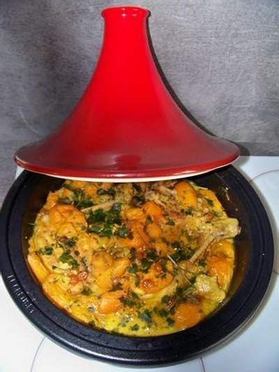 Recette Tajine de poulet épicé aux abricots à ma façon en vidéo