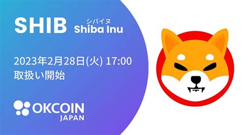 Okcoinjapan：シバイヌ（shiba Inushib）の取扱開始日を発表 仮想通貨ニュースメディア ビットタイムズ