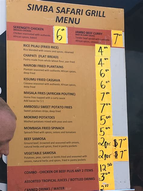 Simba Safari Grill Food Truck Winnipeg Menu Reviews Photos