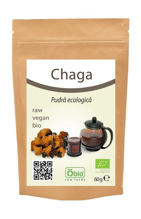 SUPERALIMENTE PULBERI Chaga Pulbere 60g Obio Roinita Magazin