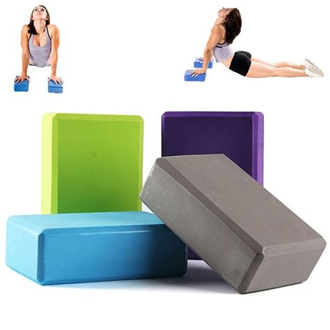 Eva Foam Yoga Block Pilates Cubes Bricks Anti Pressure Pillow Cushion