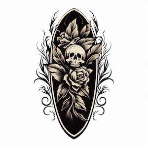 Black Coffin Tattoo PNG, Coffin Tattoo Ideas, Coffin Tattoo Design, Skeleton in Coffin Tattoo ...