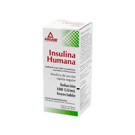 INSULINA HUM ORI ADN R 1 FA 100UI 10 ML