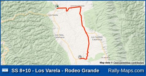 Ss Los Varela Rodeo Grande Stage Map Rally Del Poncho