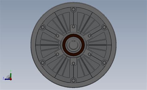 Zkb型单出轴、止口支撑、强制风冷磁粉制动器[zkb25hbn] Solidworks 2018 模型图纸下载 懒石网