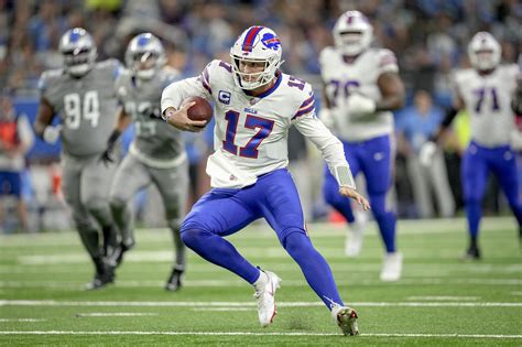 Josh Allen stats: Bills QB continues rushing prowess in fifth season ...