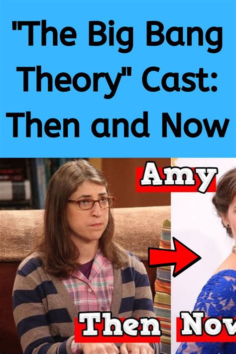 The Big Bang Theory Cast Then And Now Big Bang Theory Bigbang It Cast