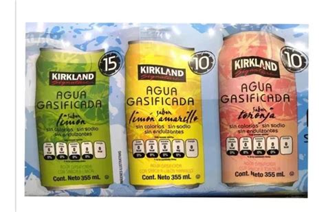 Agua Gasificada Con Sabor Kirkland Signature 35 355ml Msi