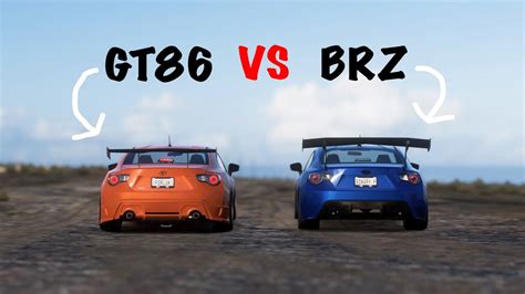 Subaru Brz Vs Toyota Gt Forza Horizon Youtube