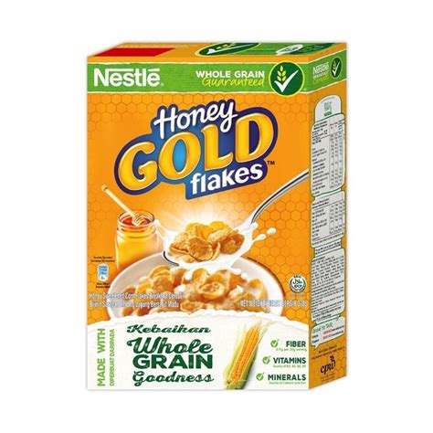 NESTLÉ HONEY GOLD CORNFLAKES Cereal 370g Raya Pack Halal Shopee