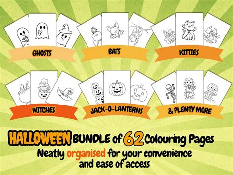 67 Printable Halloween Coloring Pages Digital Preschool Coloring Pages