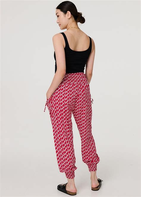 Harem Trousers Jersey Printed Harem Pants Matalan