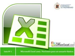 Excel guia nº1 PPT