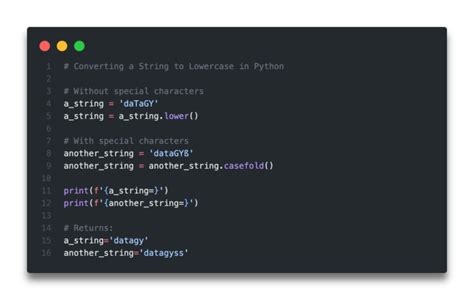 Python Lowercase String With Lower Casefold And Islower • Datagy